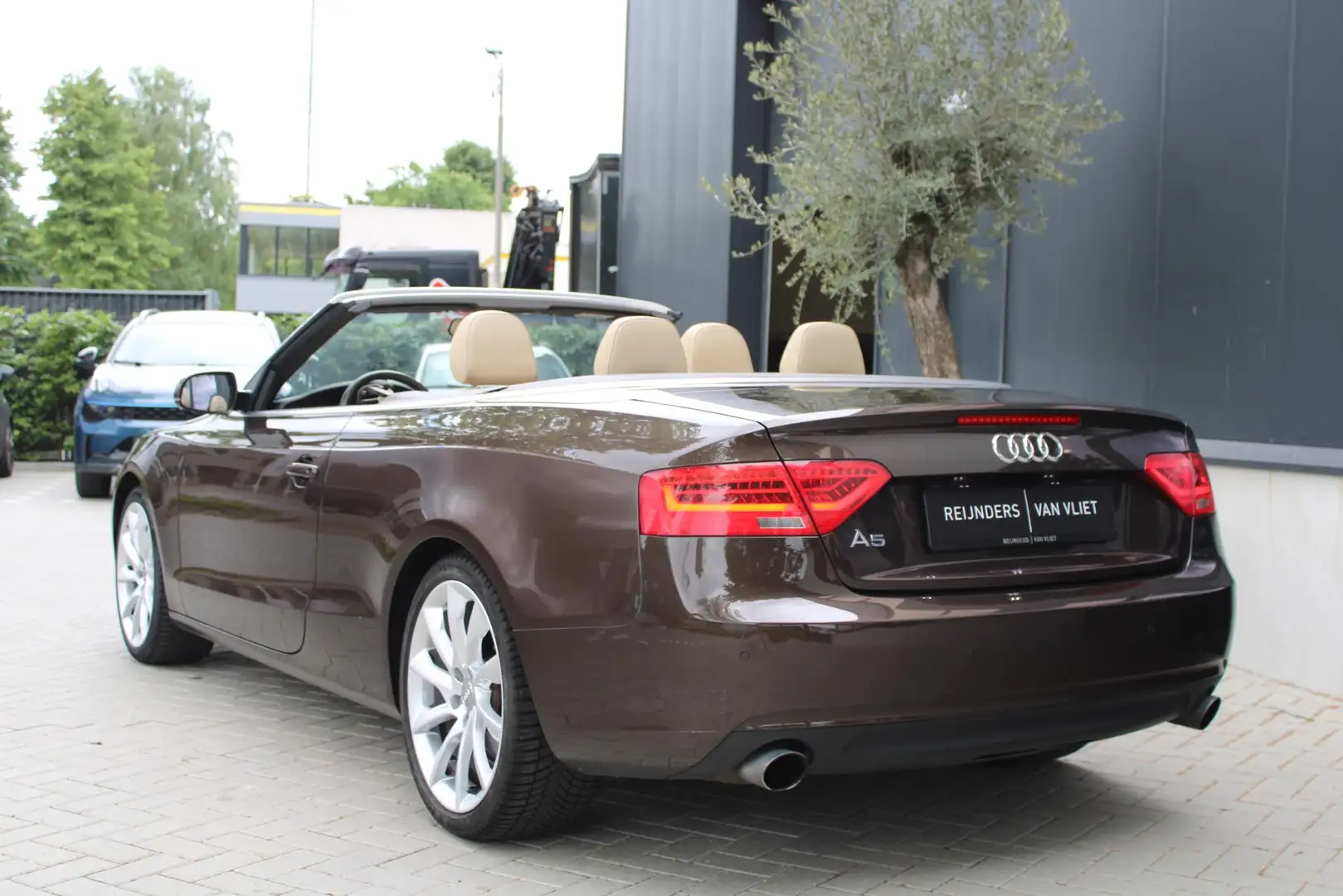 Audi A5 Cabriolet 2.0 TFSI Pro Line | Houtinleg | MMI Nav. Marrón - 2
