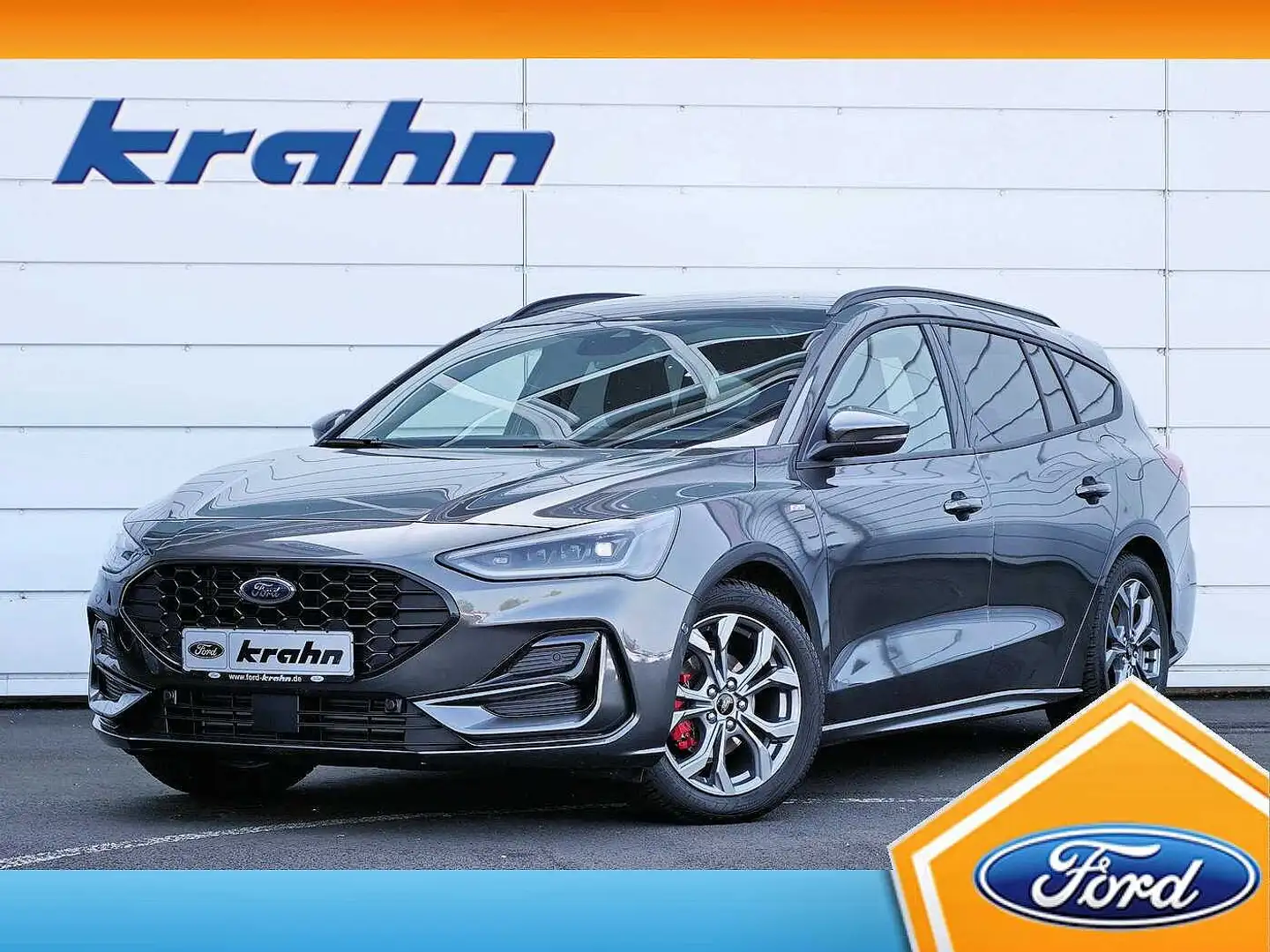 Ford Focus Turnier 1.0 MHEV ST-Line X | MATRIX | PANO Grau - 1