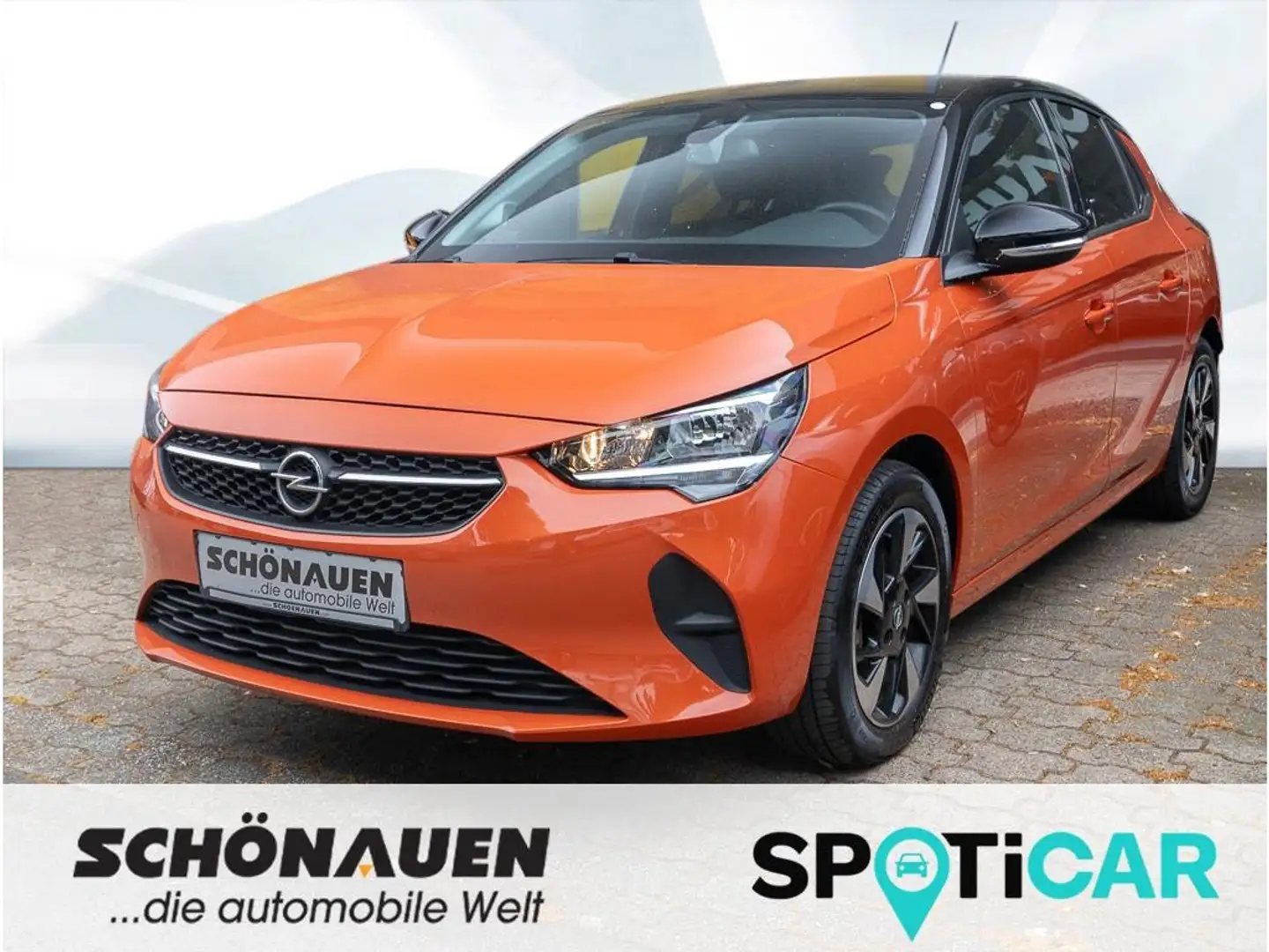 Opel Corsa-e ELEKTRO Edition +RFK+L/SHZ+OBC11KW+AUT+ Orange - 1