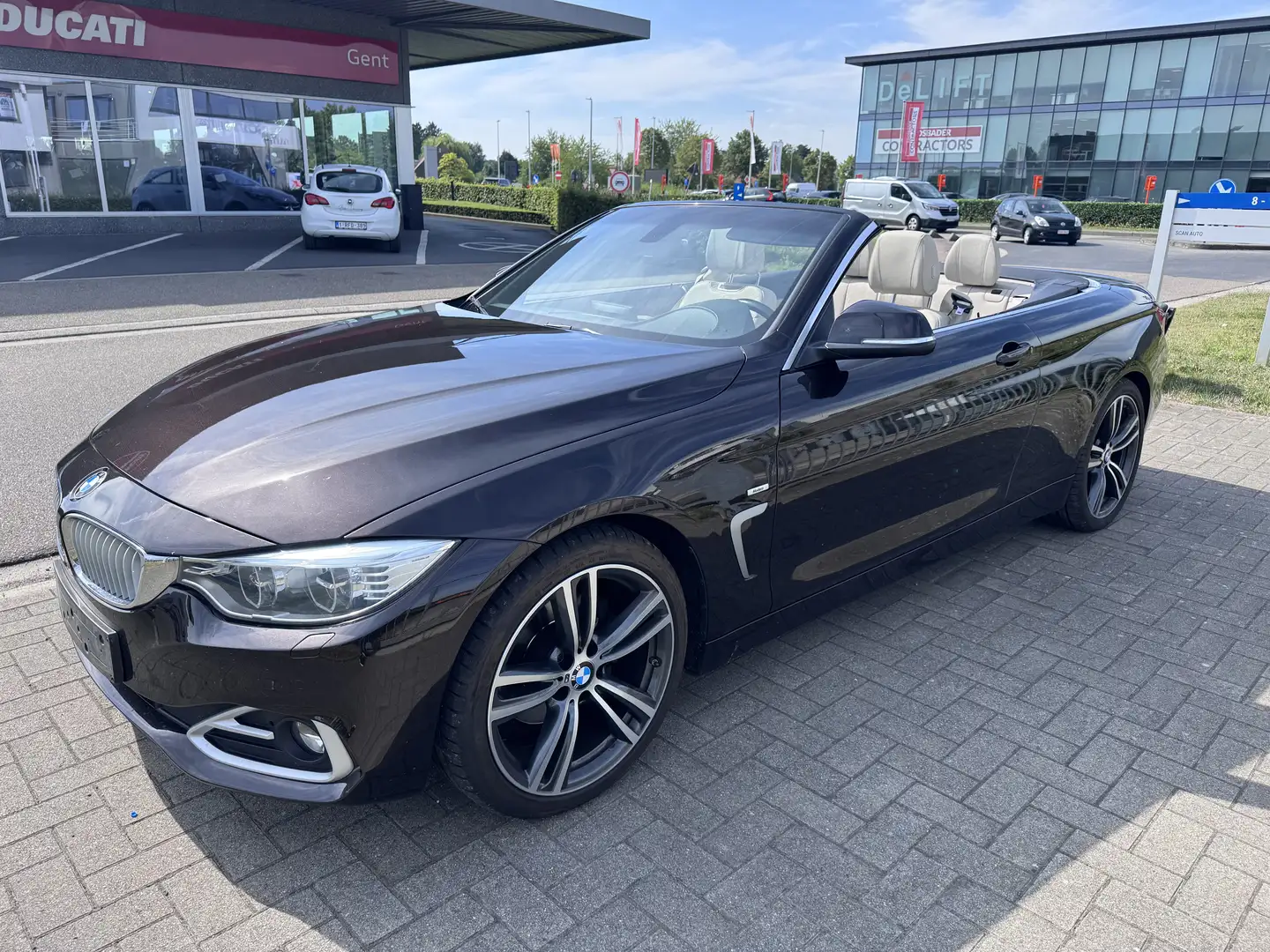 BMW 420 Cabrio dA Brown - 1