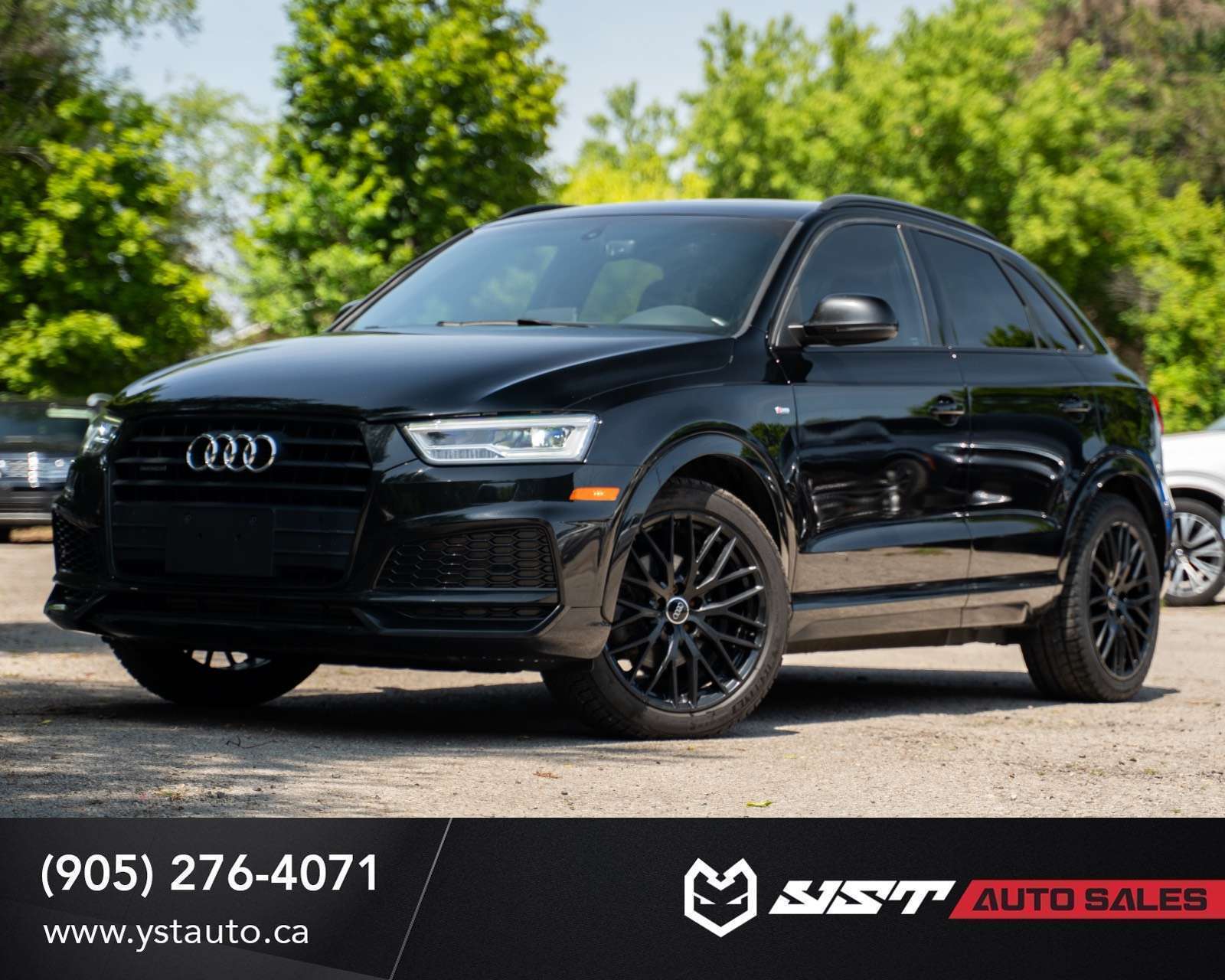 Black 2018 Audi Q3 SUV / Crossover Automatic
