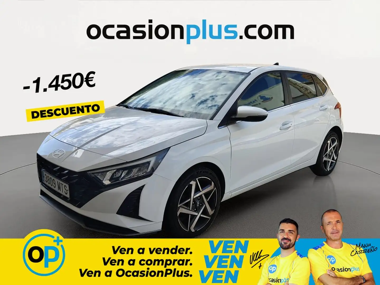 Hyundai i20 1.0 TGDI Tecno 48V DT 100 Blanco - 1