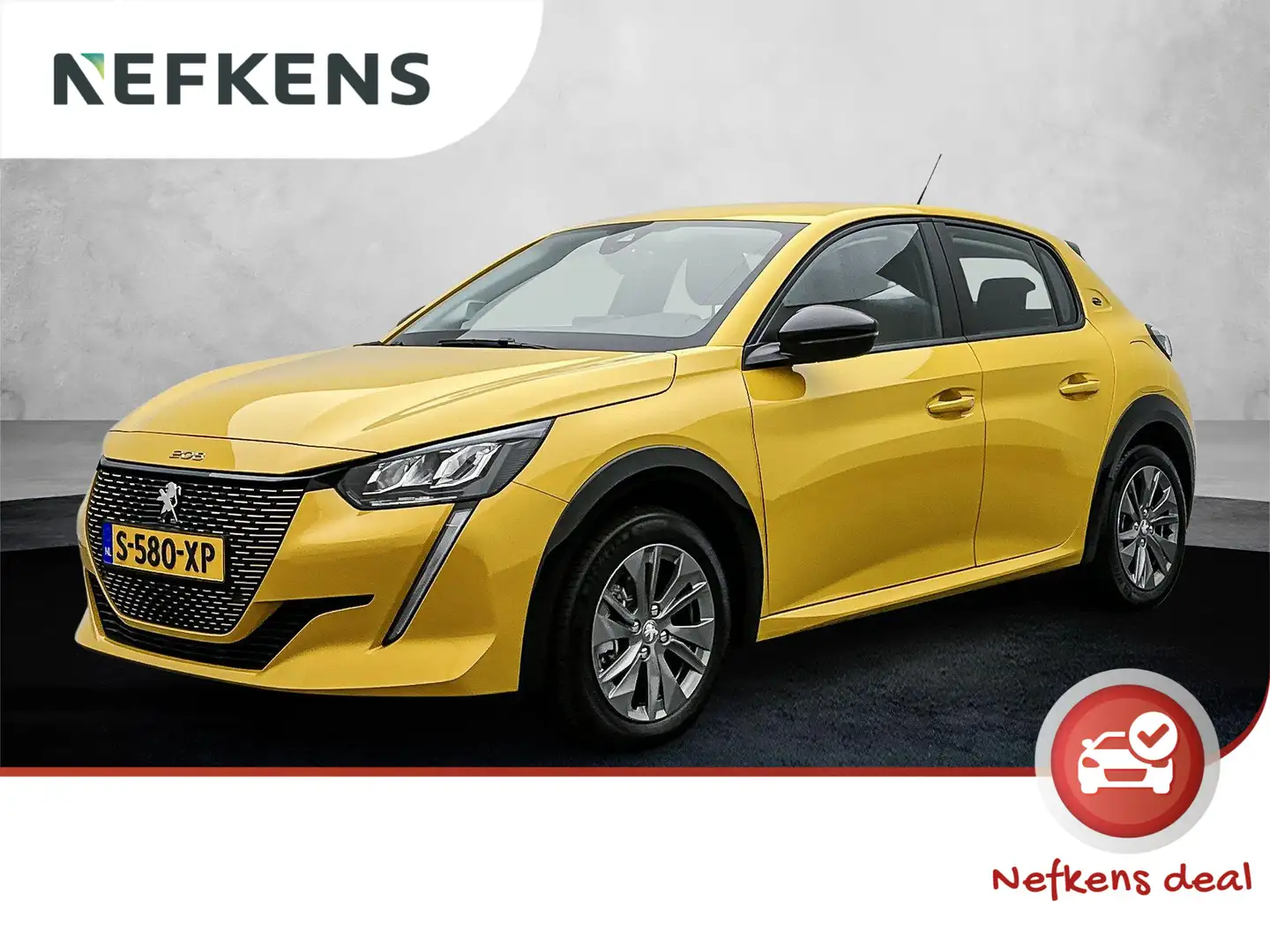 Peugeot e-208 EV Active Pack 50 kWh 136pk | Fase 3 |  Navigatie Geel - 1