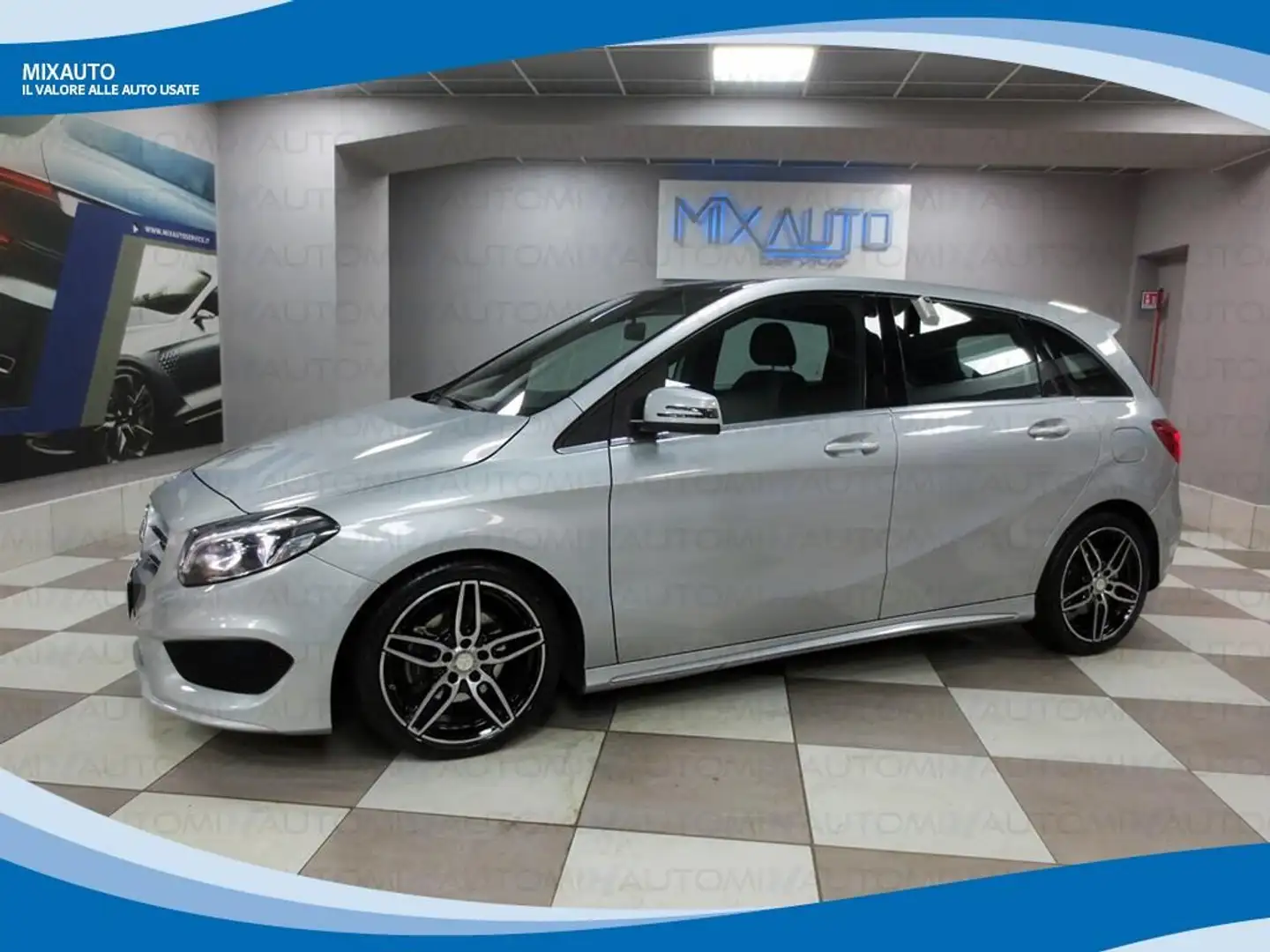 Mercedes-Benz B 200 D 4Matic Automatic Premium EU6B Argento - 1