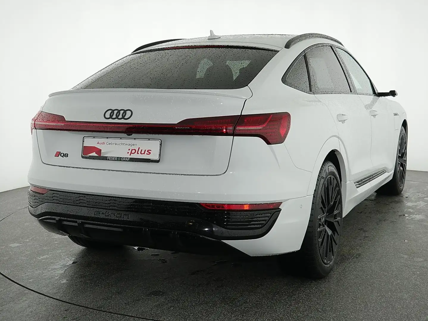 Audi Q8 e-tron Sportback 55 S Line Pano,HUD,Leder,RFK Weiß - 2