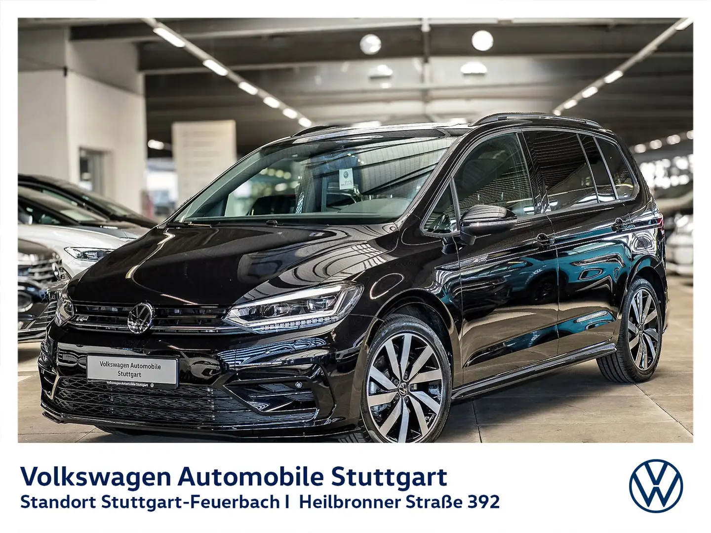 Volkswagen Touran 2.0 TDI Highline DSG 7-Sitze SDach Navi K Schwarz - 1