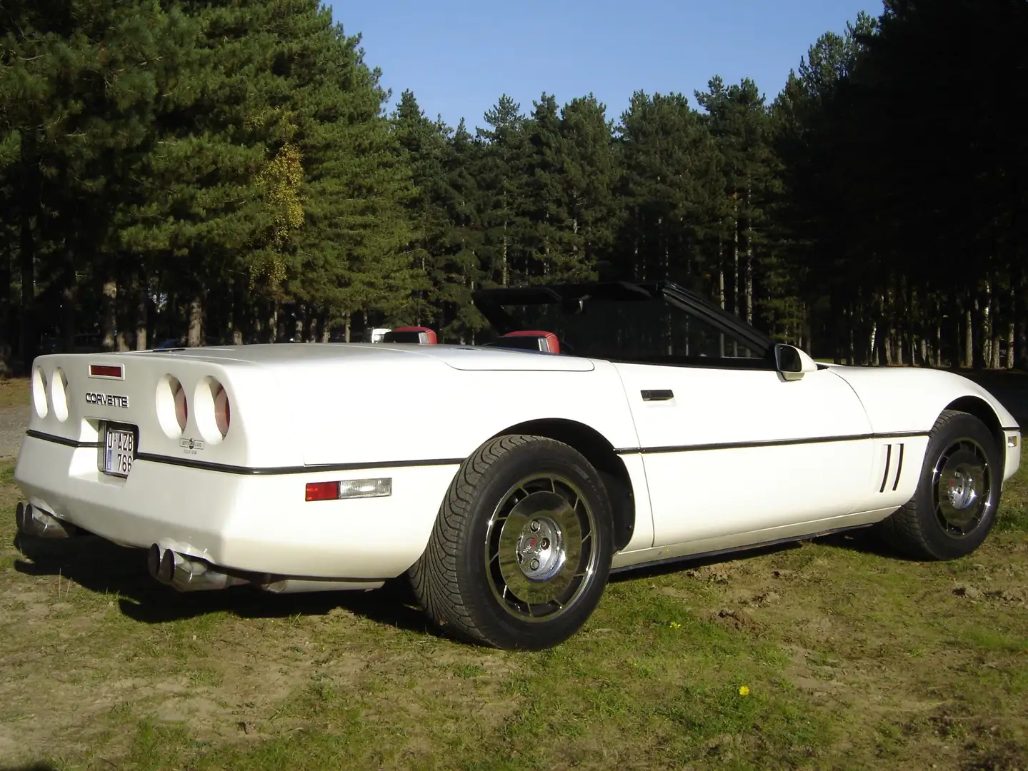 Chevrolet Corvette Cabrio manueel Blanc - 2