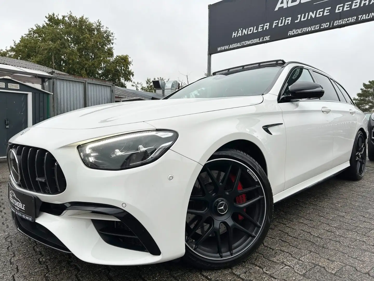 Mercedes-Benz E 63 AMG E 63 S AMG 4M+ PANO*AHK*DISTR+*360°*Night*Sitzkl Weiß - 1
