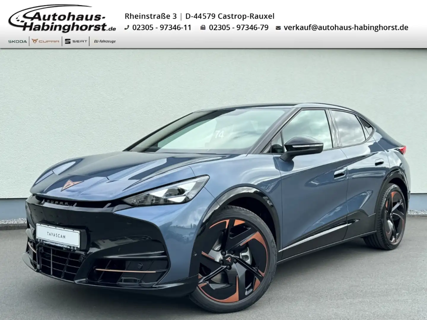 CUPRA Tavascan 4Drive VZ - 77 kWh 360 Pano Sennheiser Memory Matr Blau - 1