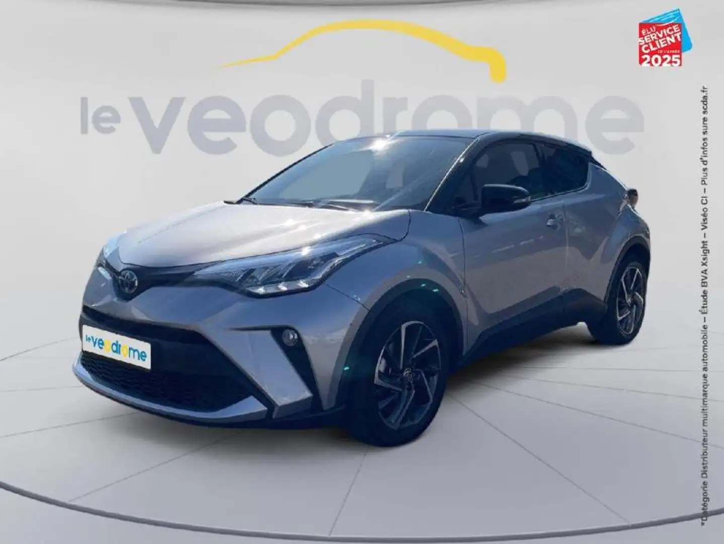 Toyota C-HR 2.0 Hybride 184ch Design Ultimate E-CVT Sieges cha Gris - 1