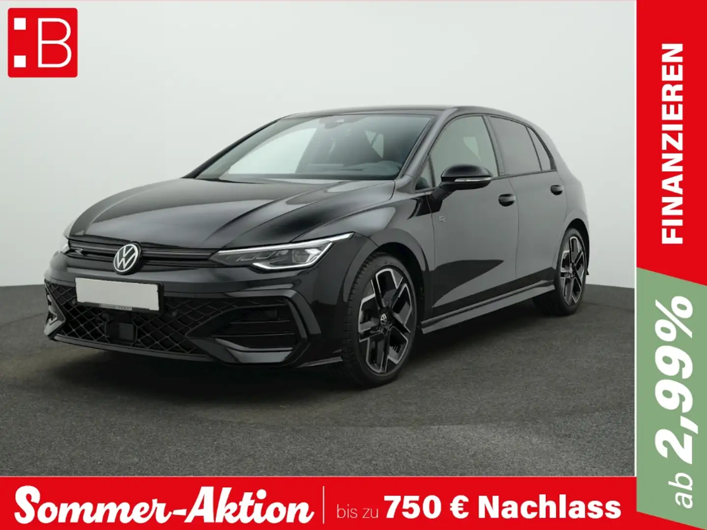 Volkswagen Golf R 8 2.0 TDI DSG R-LINE BLACK STYLE HK-SOUND NAVI 18 Schwarz - 1