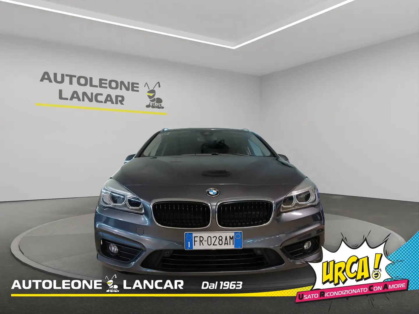 BMW 216 d Active Tourer Advantage 116cv 1 PROPRIETARIO E6 Grigio - 2