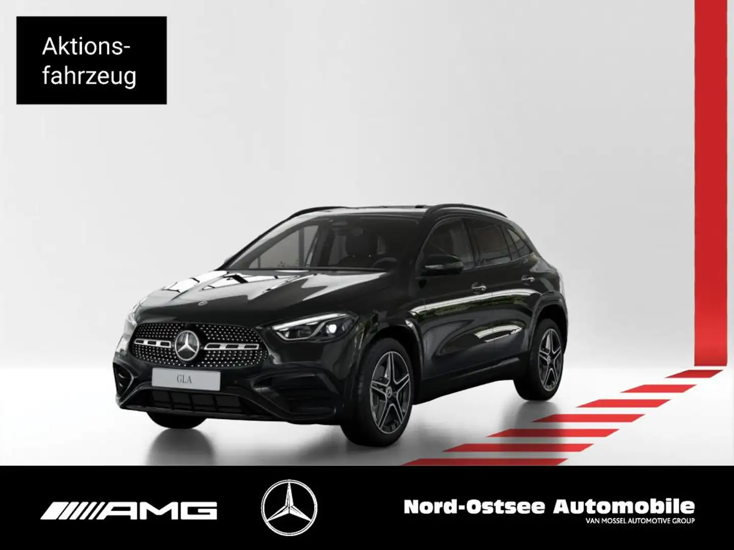 Mercedes-Benz GLA 200 AMG NIGHT PANO AHK DISTRONIC KEYLESS Schwarz - 1