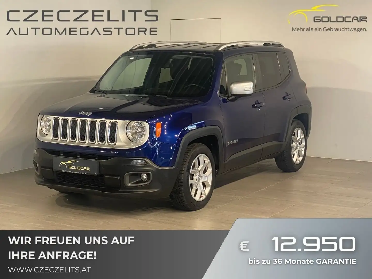 Jeep Renegade 1,6 MultiJet II 120 Limited Aut. Blau - 1