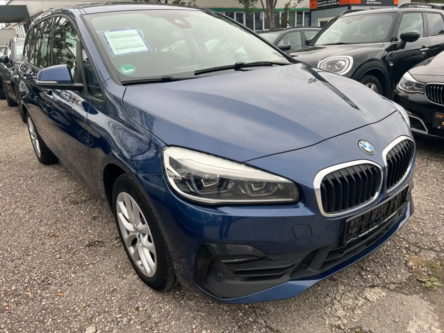 BMW 220 D Gran Tourer AUT Navi LED Panoroma GD  AHK Azul - 2