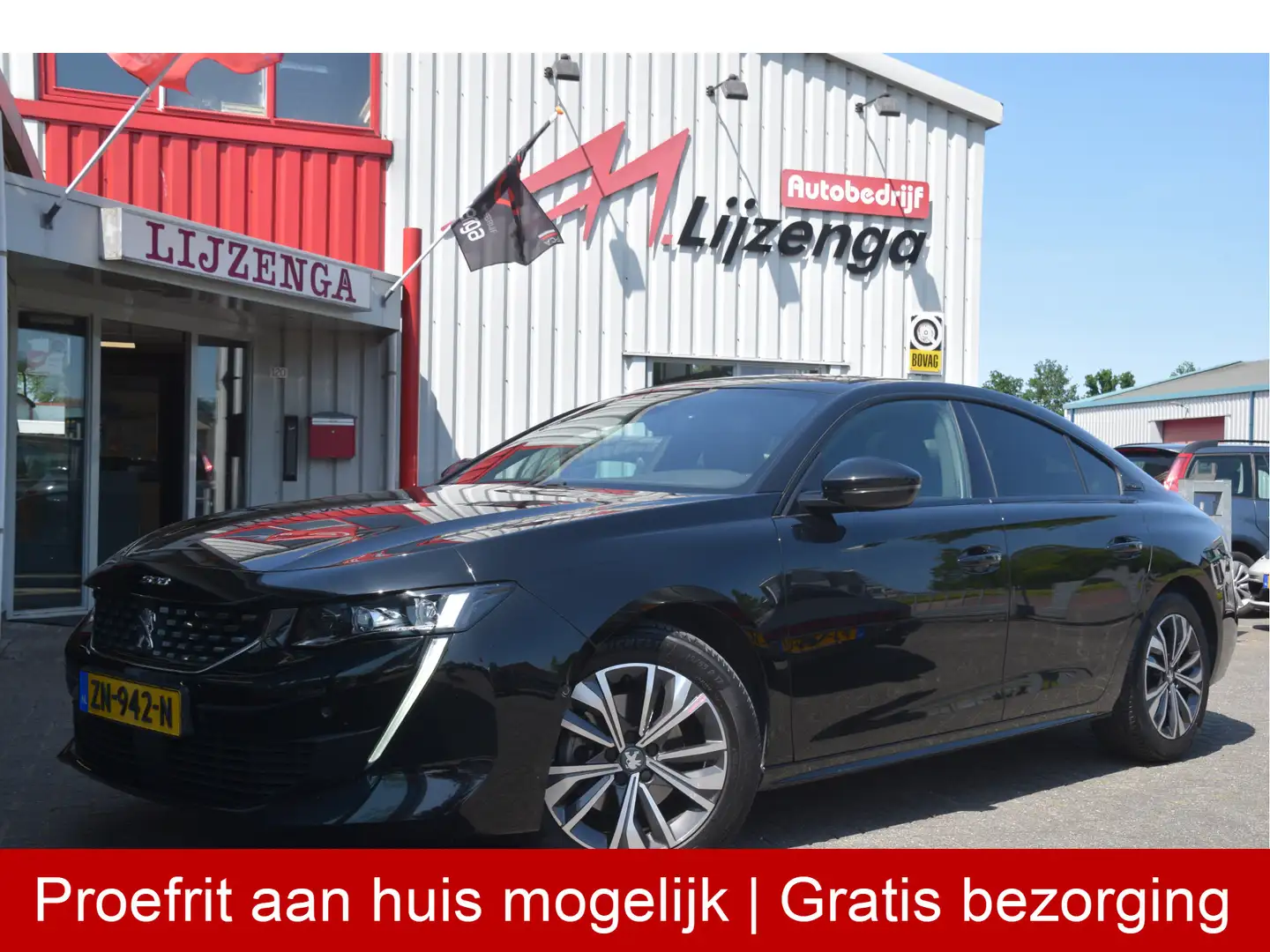 Peugeot 508 1.5 BlueHDI Blue Lease GT Line Carplay l Pano l LE Zwart - 1