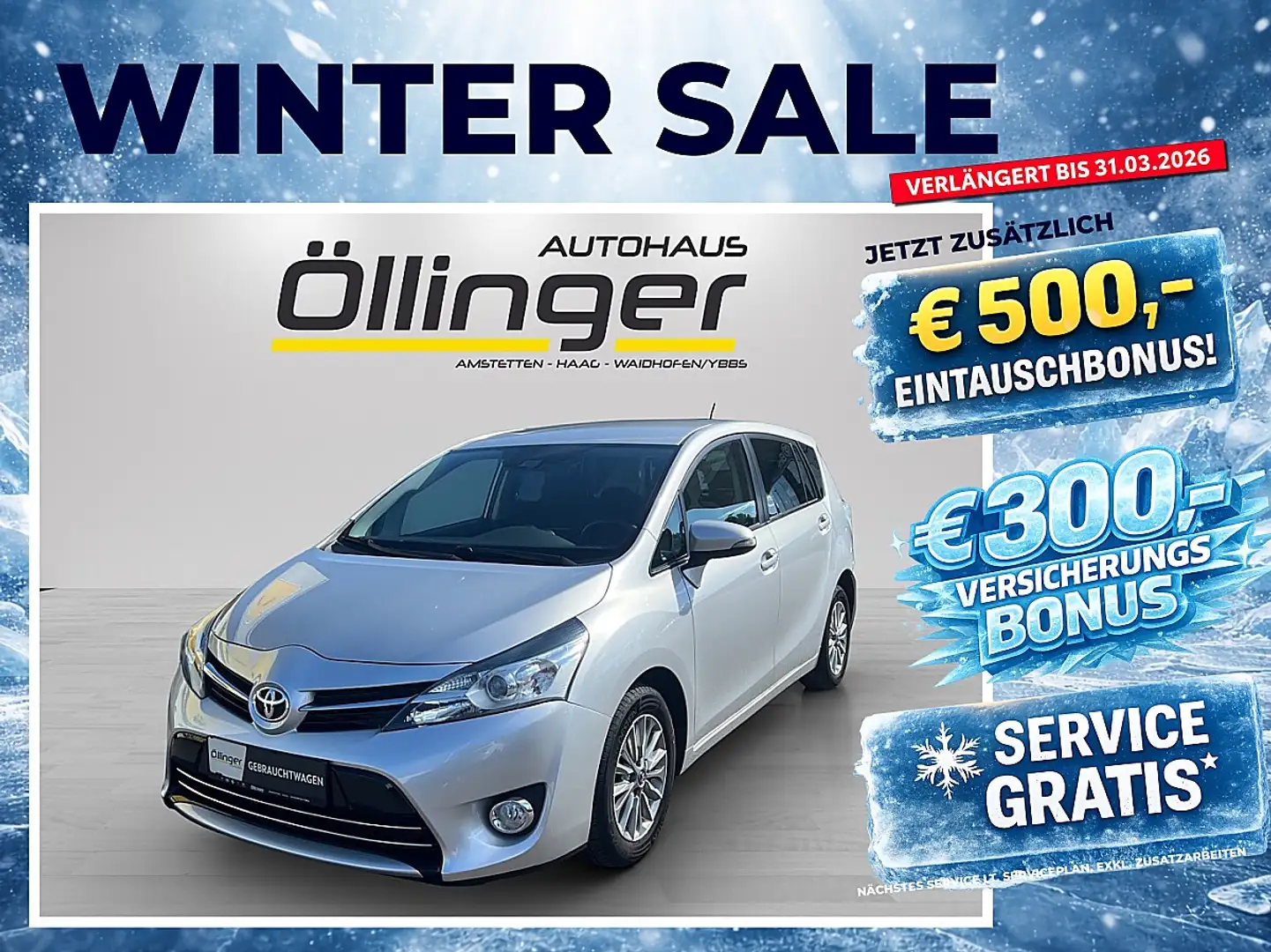 Toyota Verso 1,6 D-4D Edition 45 Grau - 1