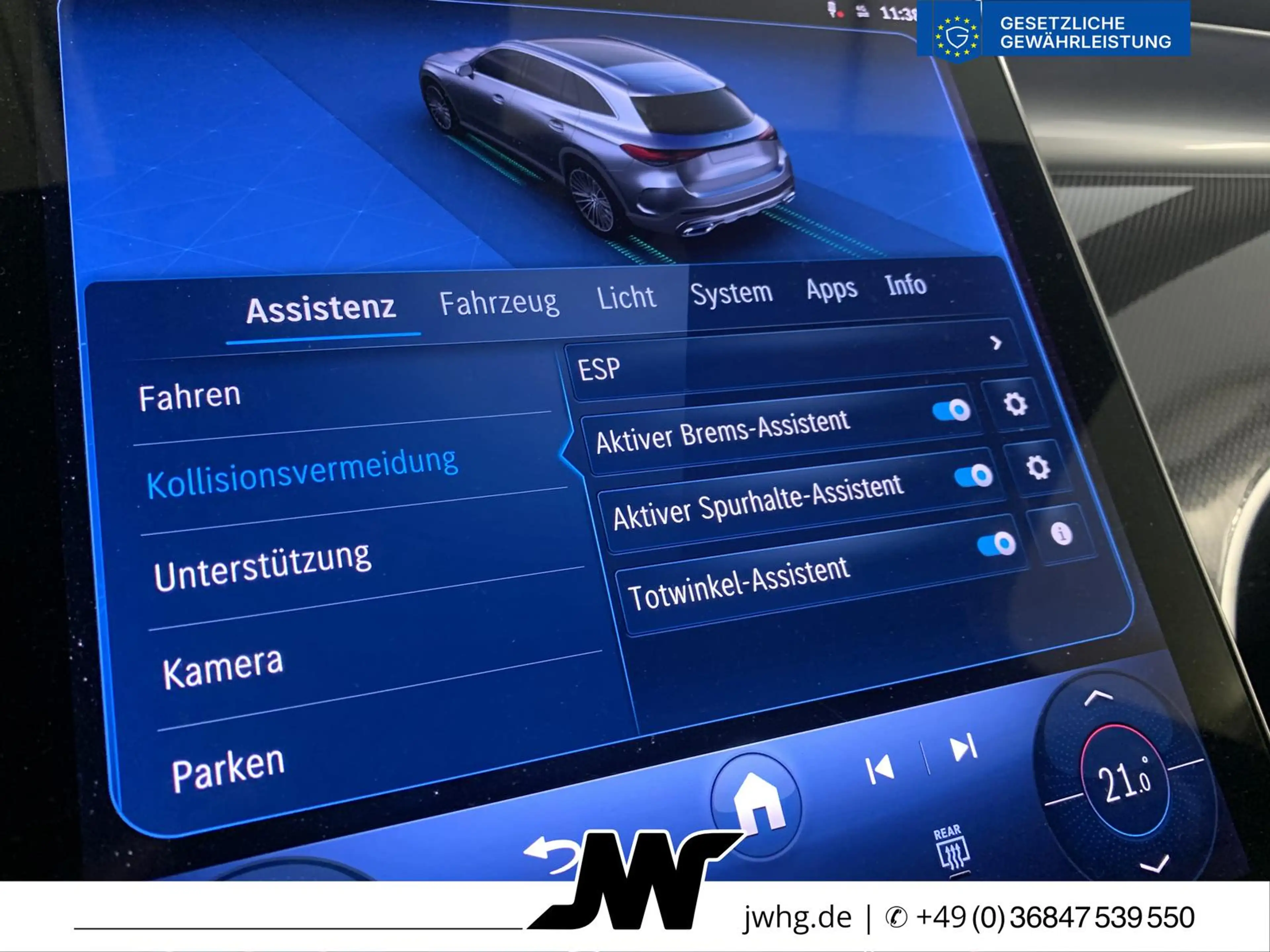 Mercedes-Benz GLC 300 d 4M AMG Distronic|Kam|Memory|AHK|20" — photo 14