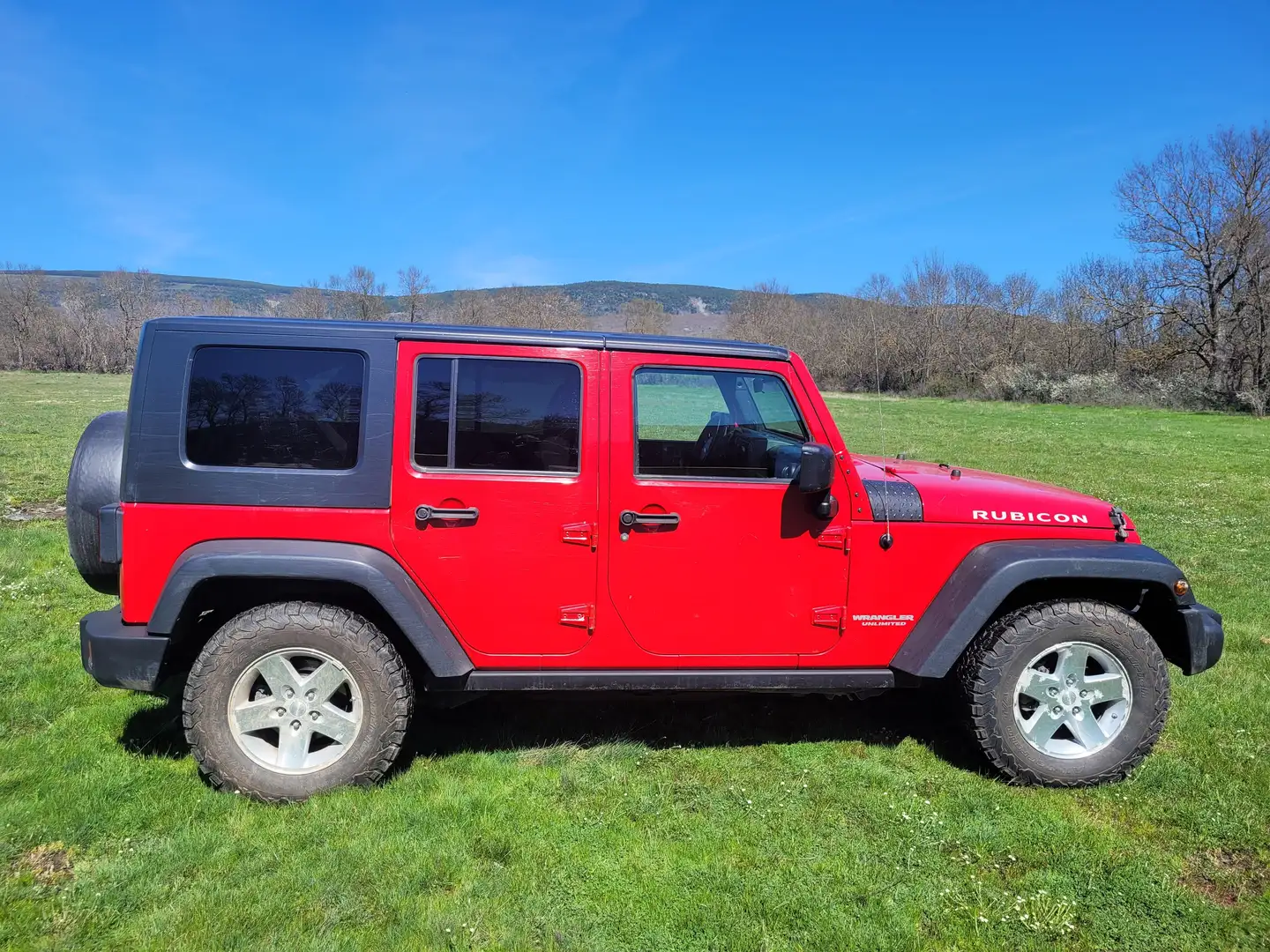 Jeep Wrangler Unlimited 2.8CRD Rubicon AT Rojo - 1