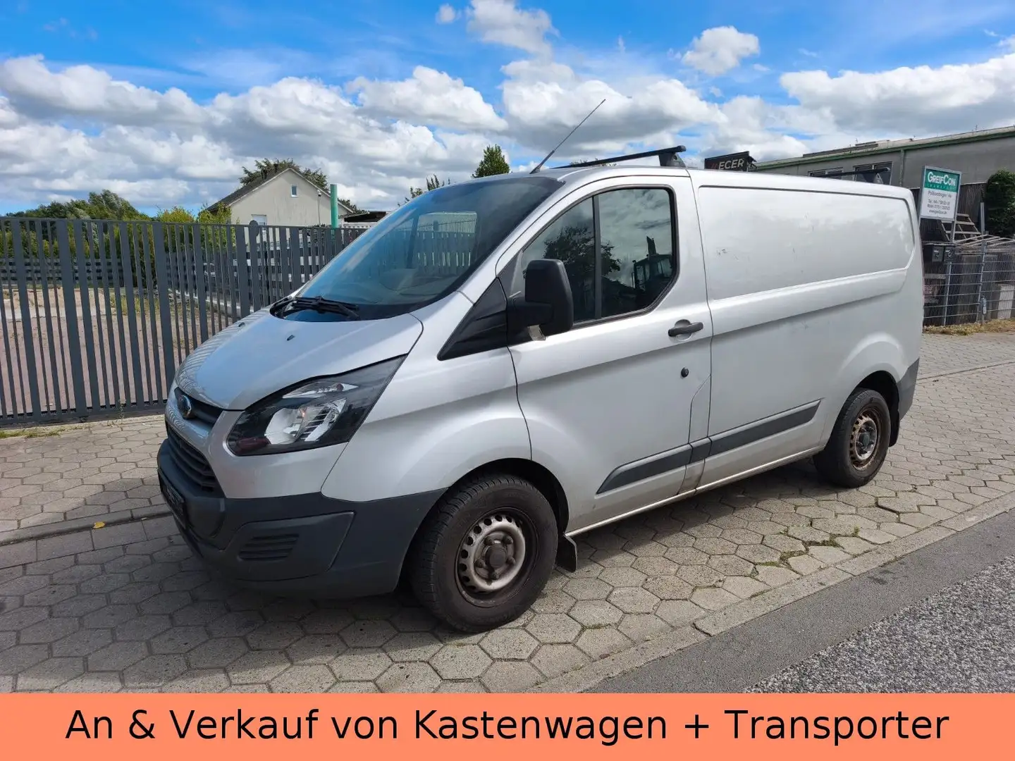 Ford Transit Custom Kasten Euro6 mit Tüv und AHK Silber - 2