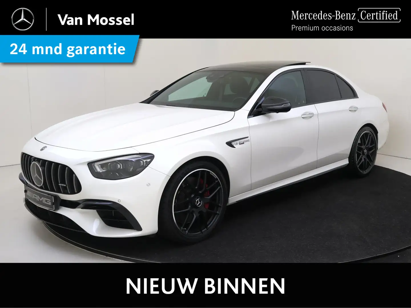 Mercedes-Benz E 63 AMG S 4MATIC+ AMG /Panoramadak /HUD /Burmester /Rijass Wit - 1