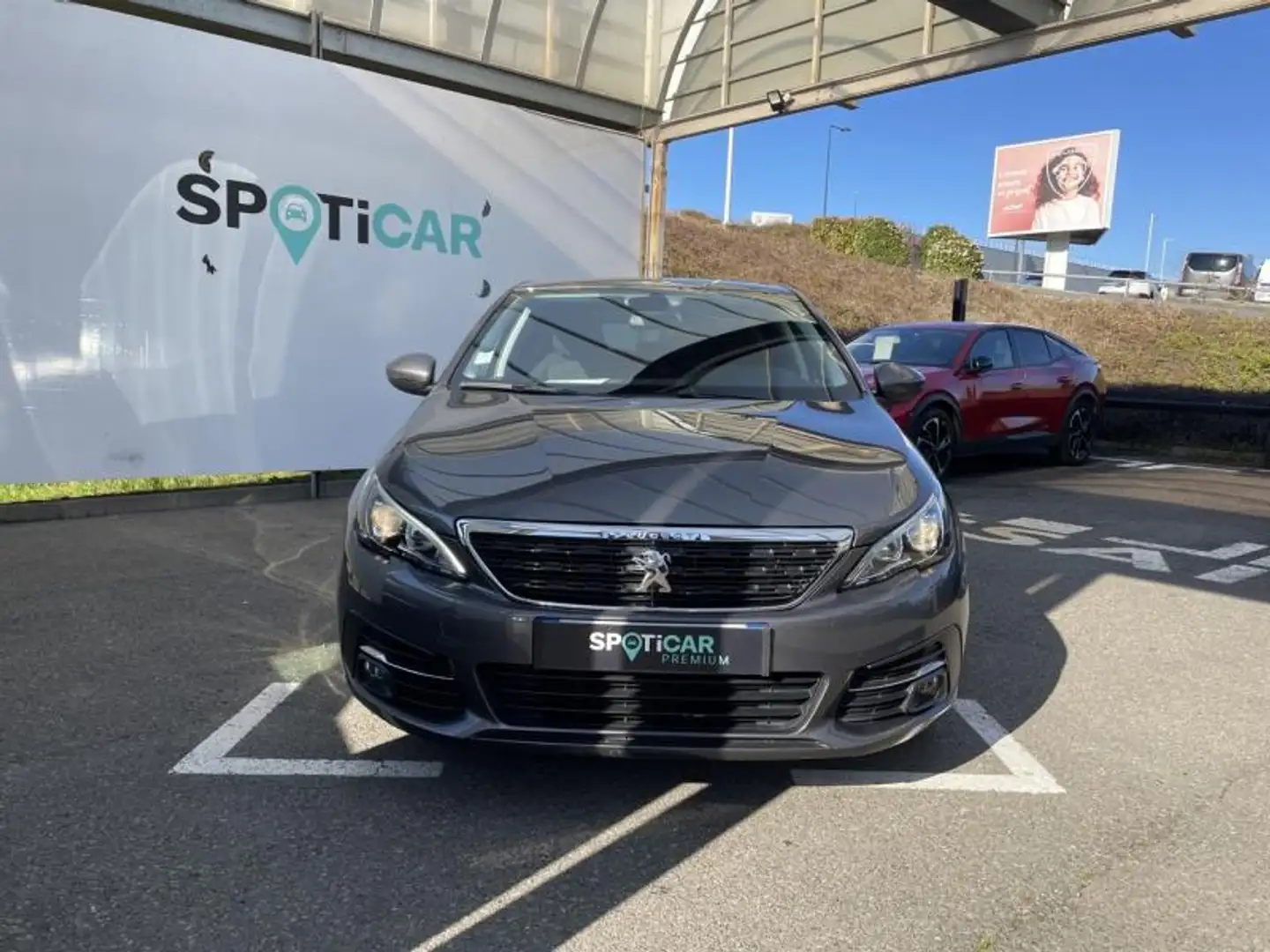 Peugeot 308 1.5 BlueHDi 130ch S\u0026S Style EAT8 Gris - 2