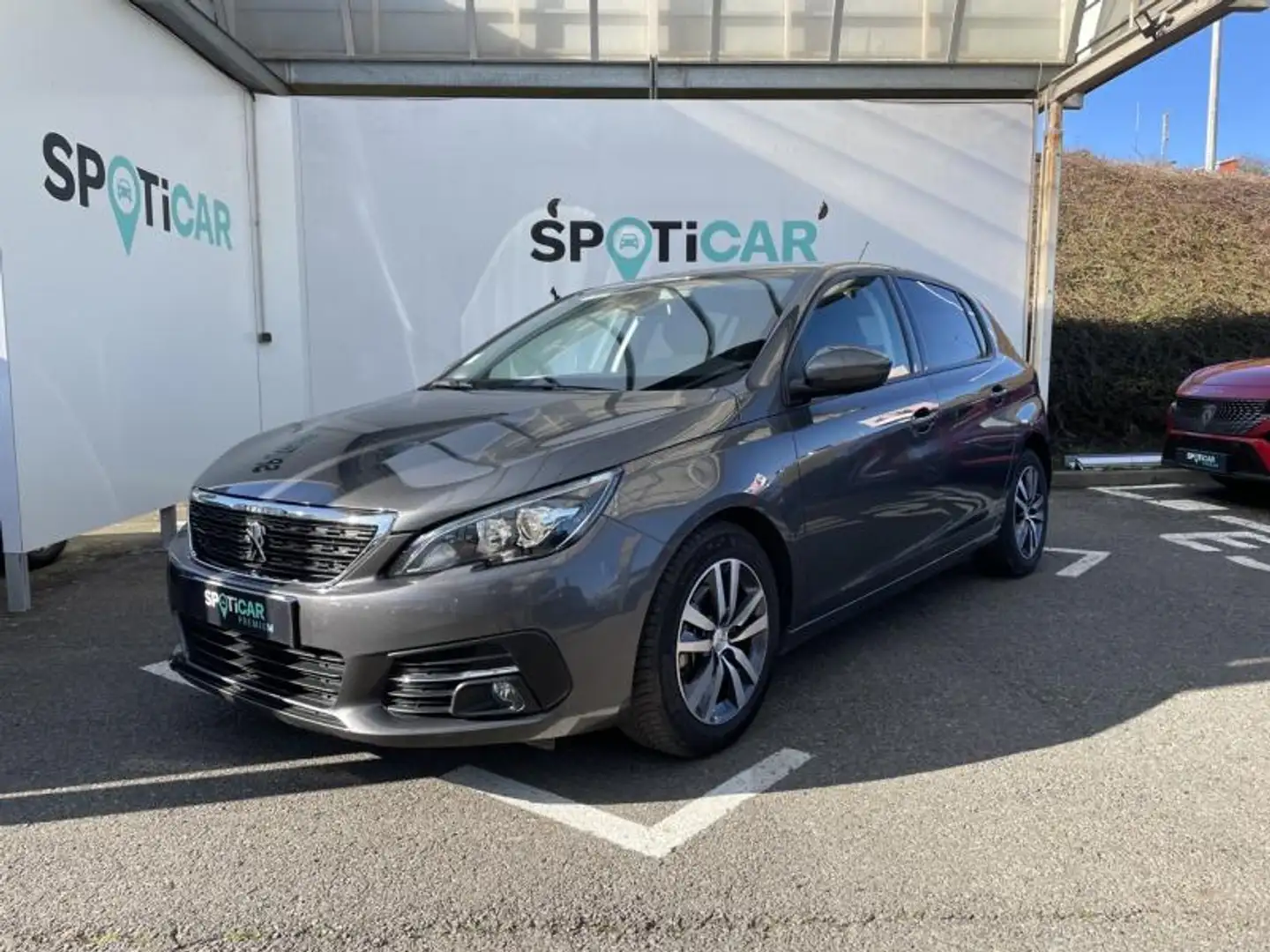 Peugeot 308 1.5 BlueHDi 130ch S\u0026S Style EAT8 Gris - 1