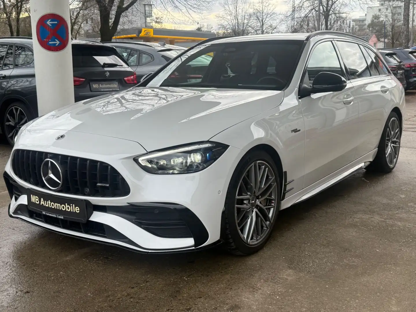 Mercedes-Benz C 43 AMG T AMG*4Matic*NIGHT-PAKET*PANO*360°K Blanc - 1