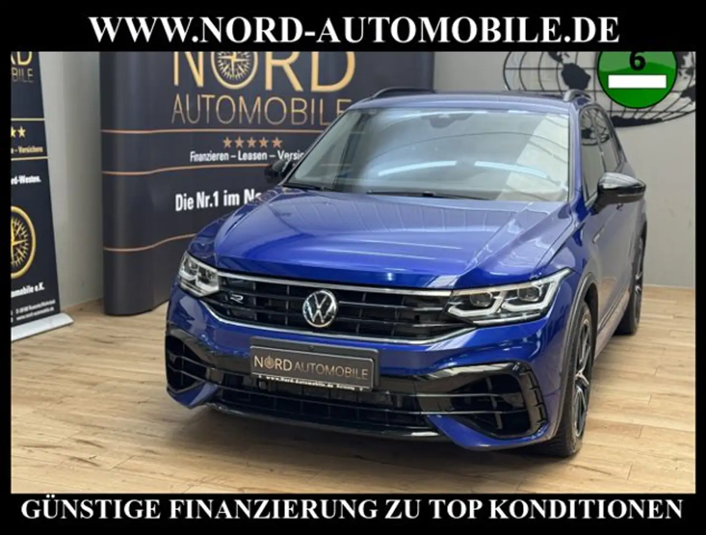 Volkswagen Tiguan R 4Motion 2.0 TSI DSG AHK/Leder/Area View R Blau - 1