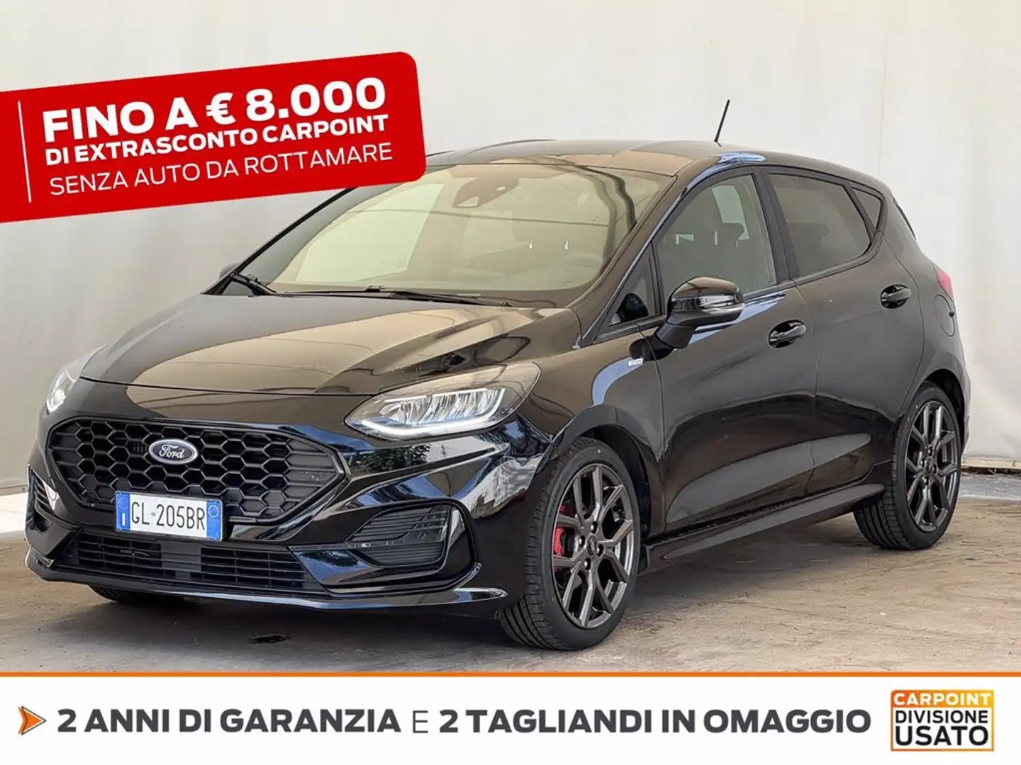 Ford Fiesta 5p 1.0 ecoboost h st-line 125cv Nero - 1