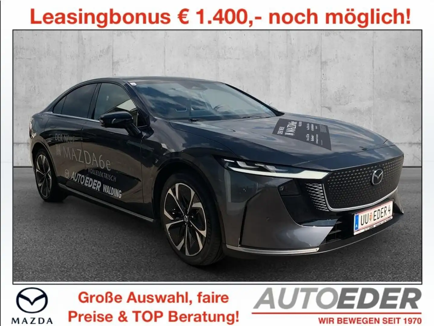 Mazda 6 Mazda6e 80kWh LR Takumi Plus Grau - 1