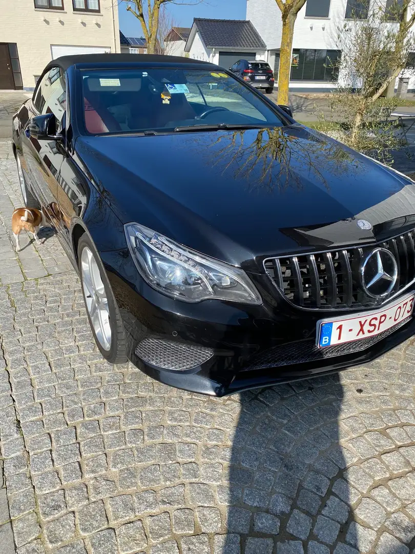 Mercedes-Benz E 220 E 220 CDI Cabrio 7G-TRONIC Noir - 1