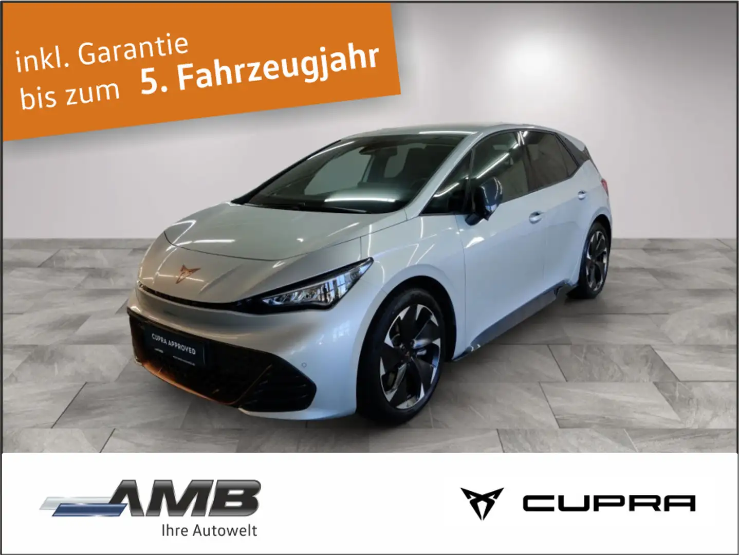 CUPRA Born eBoost 60kWh/LED/RFK/Sitzhzg/Wärmepumpe Silber - 1