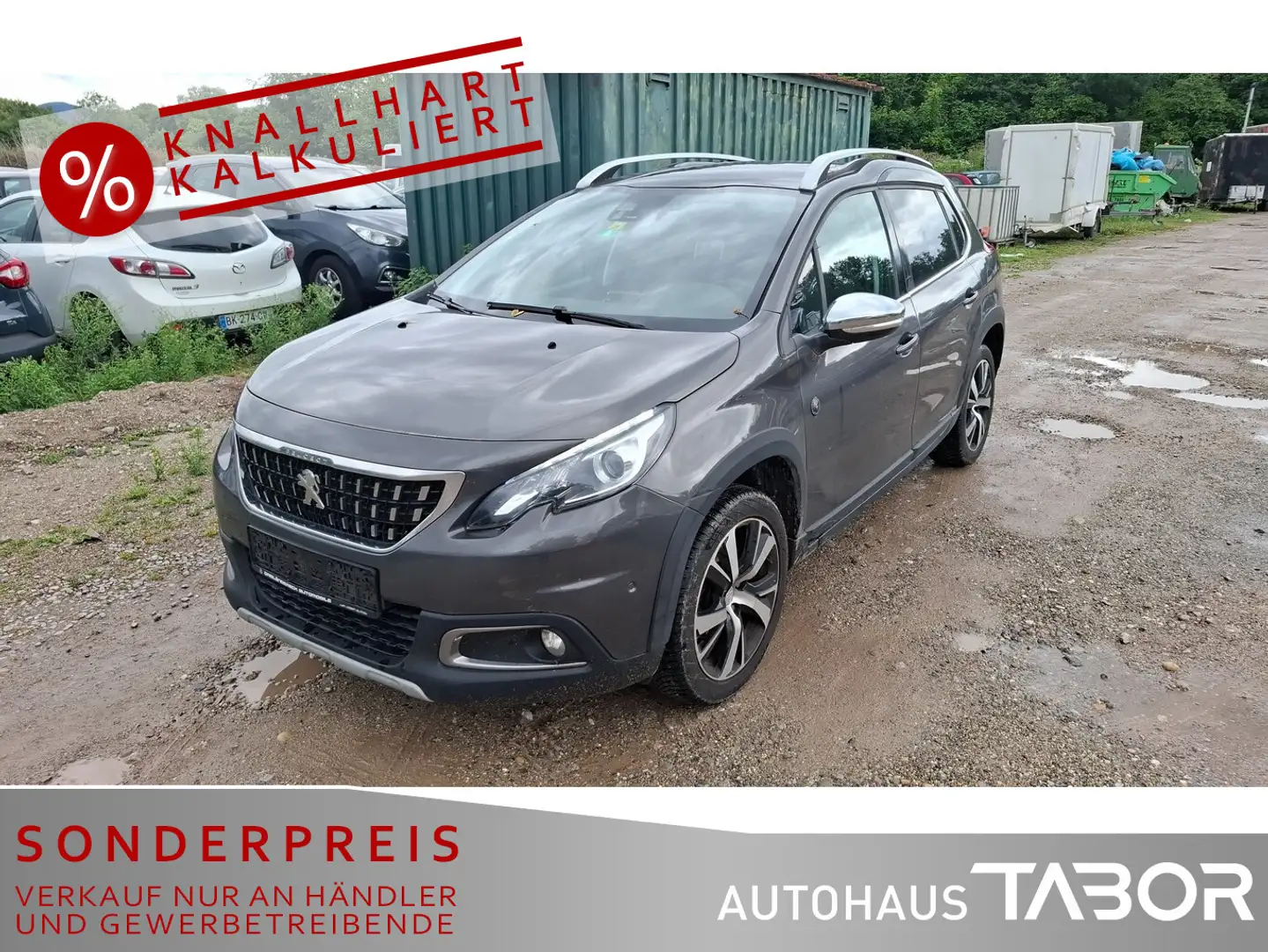 Peugeot 2008 1.2 Autom. 110 Crossway RFK Pano LM SHZ GRA Grau - 1