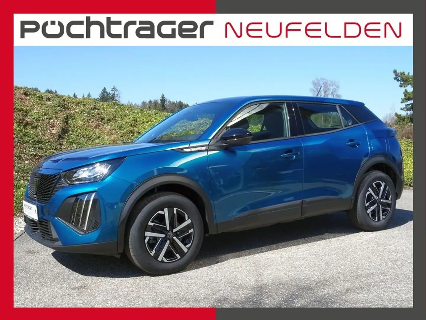 Peugeot 2008 Style mit Anhängevorrichtung Blau - 1