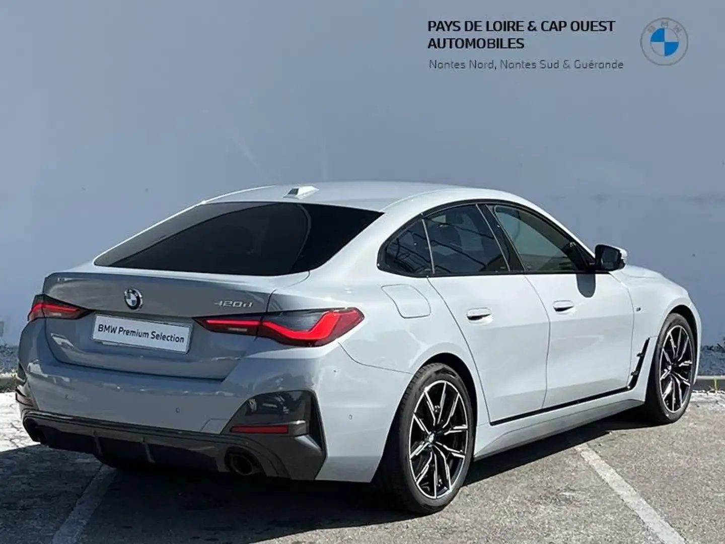 BMW 420 420dA 190ch M Sport Gris - 2