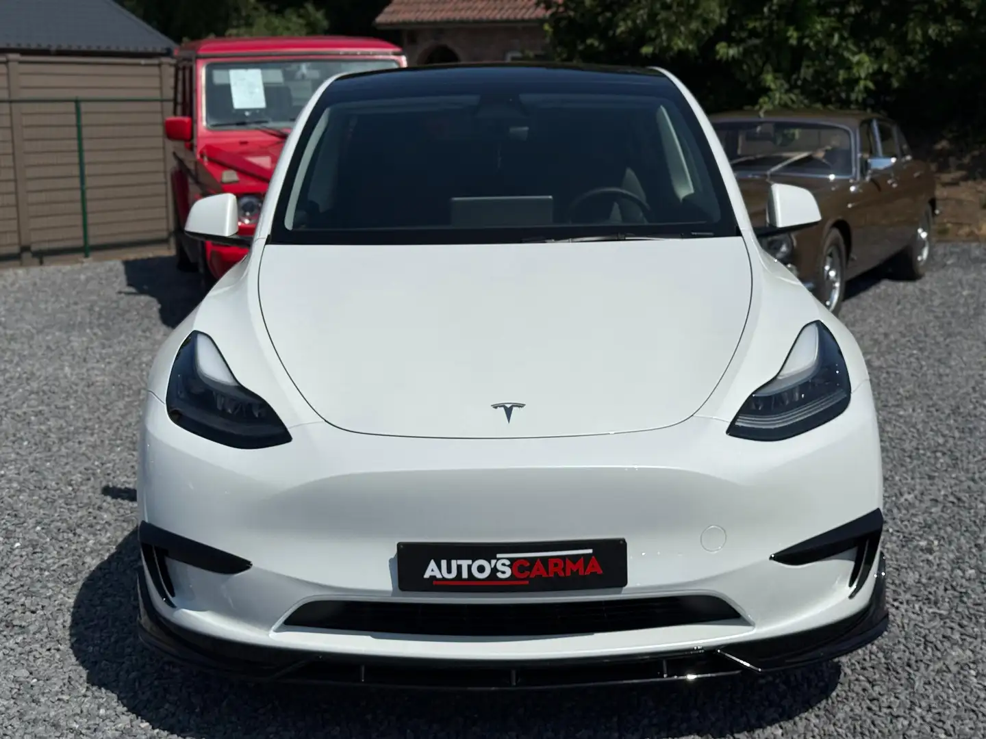 Tesla Model Y 72.5 kWh Dual Motor Sport + Black Design Pano Led* Weiß - 2