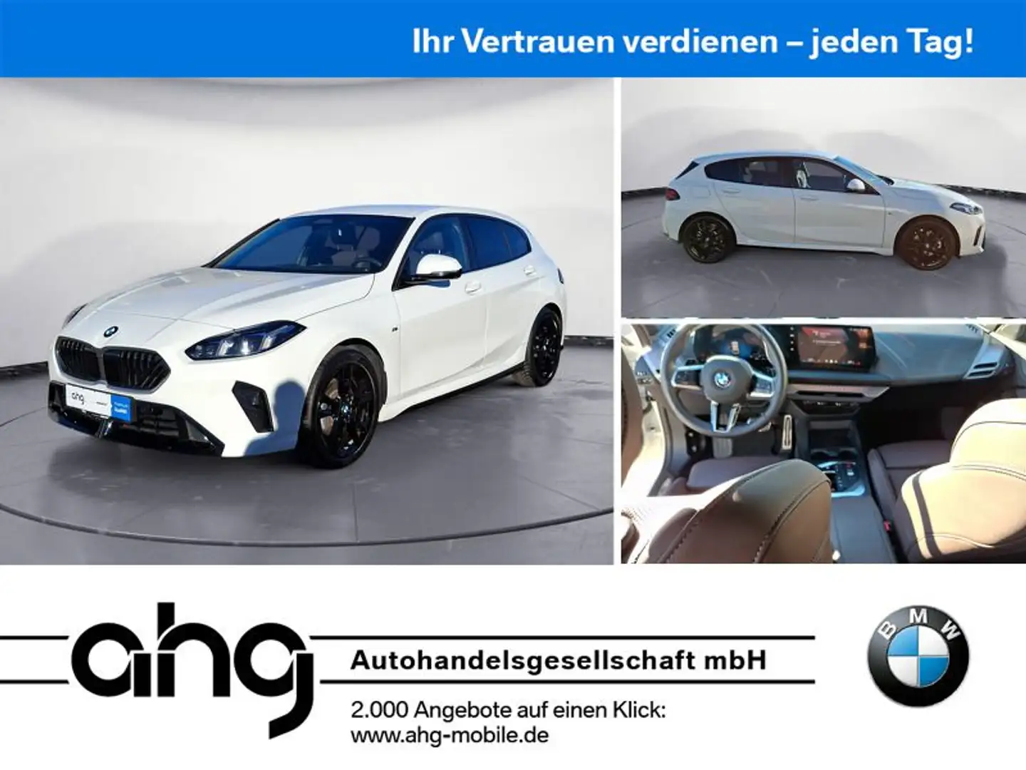 BMW 120 Steptronic M Sport Head-Up AHK Memory Weiß - 1