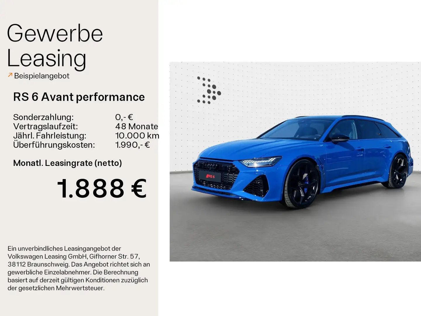 Audi RS6 INDIVIDUAL*EXCLUSIVE*B&OA Blau - 1