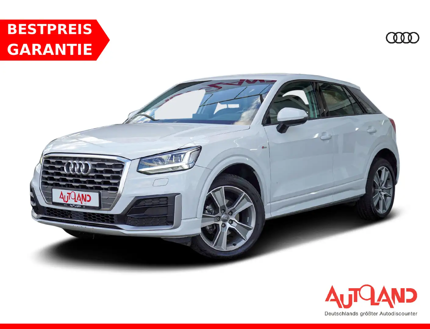 Audi Q2 30 1.0 TFSI S-Line LED Tempomat Sitzheizung Weiß - 1