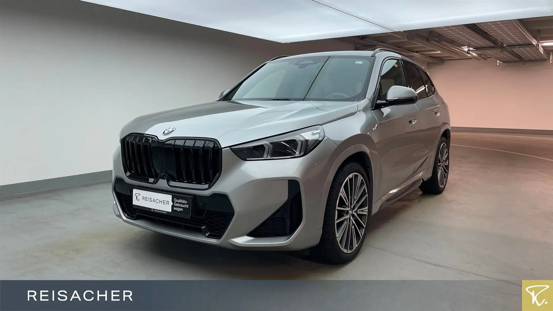 BMW X1 xDrive 20dA M-Sport LCProf HUD PA+ Keyl LM20" Argent - 1