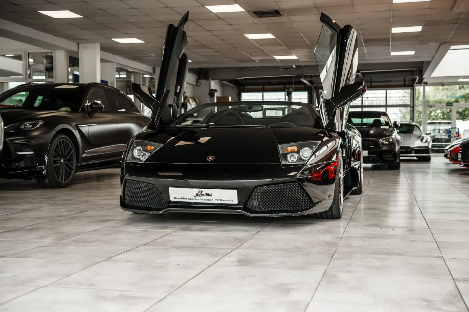 Lamborghini Murciélago LP640 Roadster*Carbon*Lambo History* Noir - 1