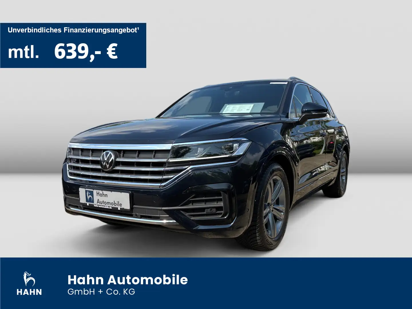 Volkswagen Touareg R-Line 4Mo AHK CAM LED LUFT LEDER NAVI Blau - 1