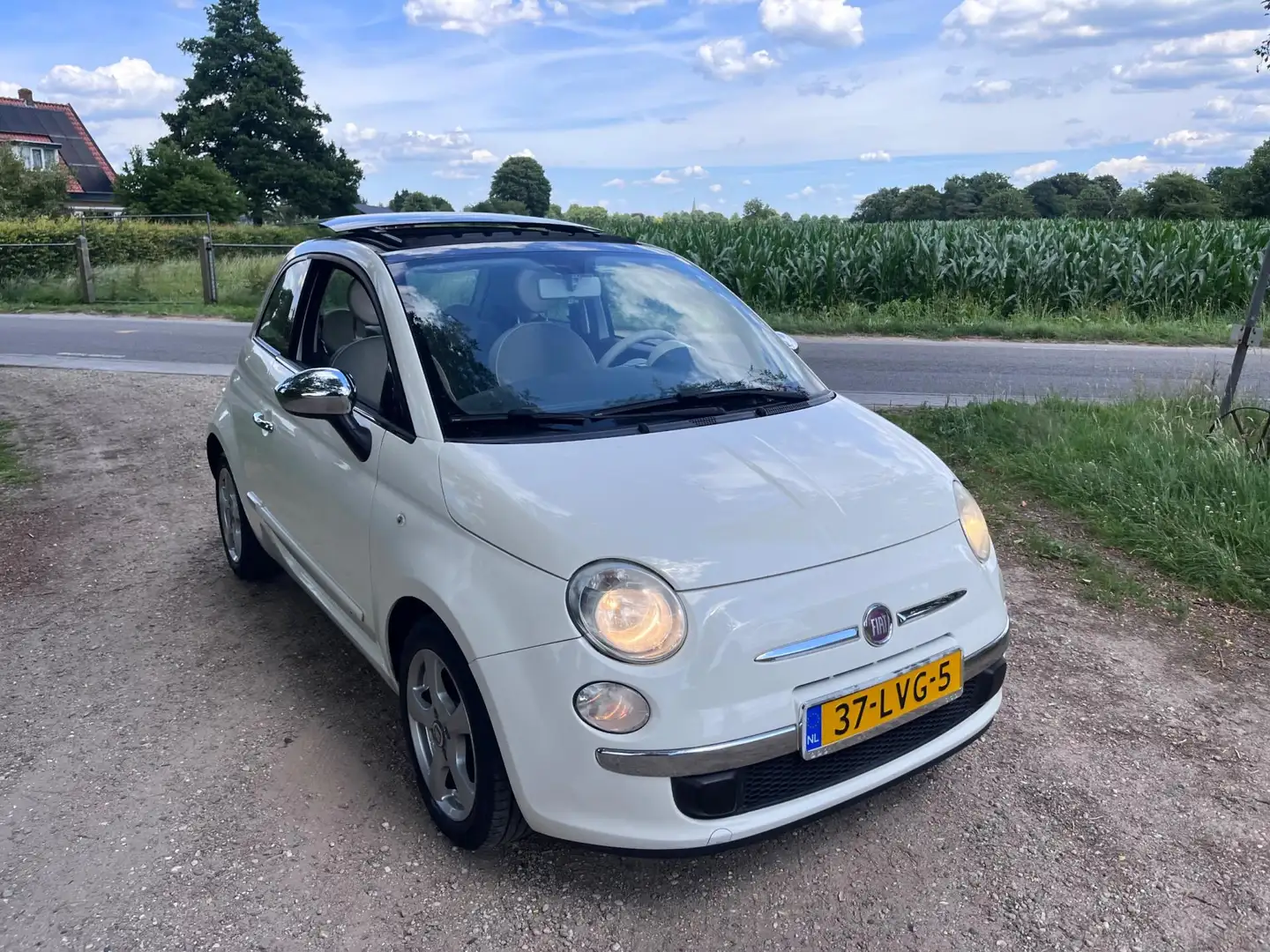 Fiat 500 1.2 Lounge Blanco - 2