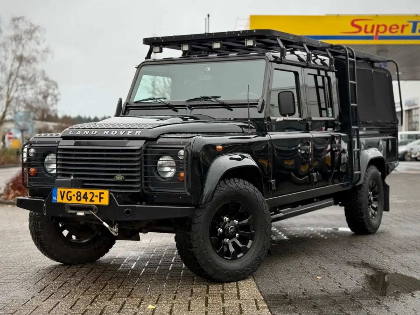 Land Rover Defender 130 2.2 TD4 5 PERS. AIRCO CAMERA BPM vrij Noir - 1