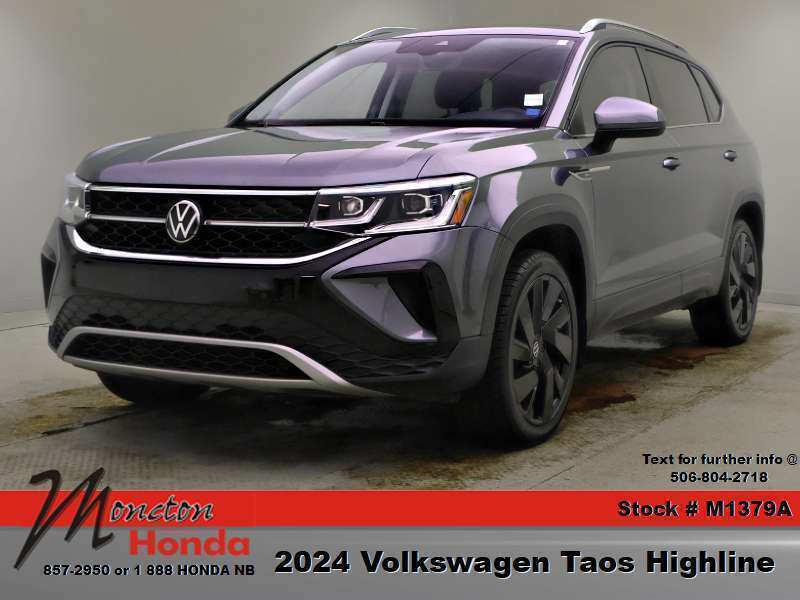 Gray 2024 Volkswagen Taos SUV / Crossover  7-Speed Automatic