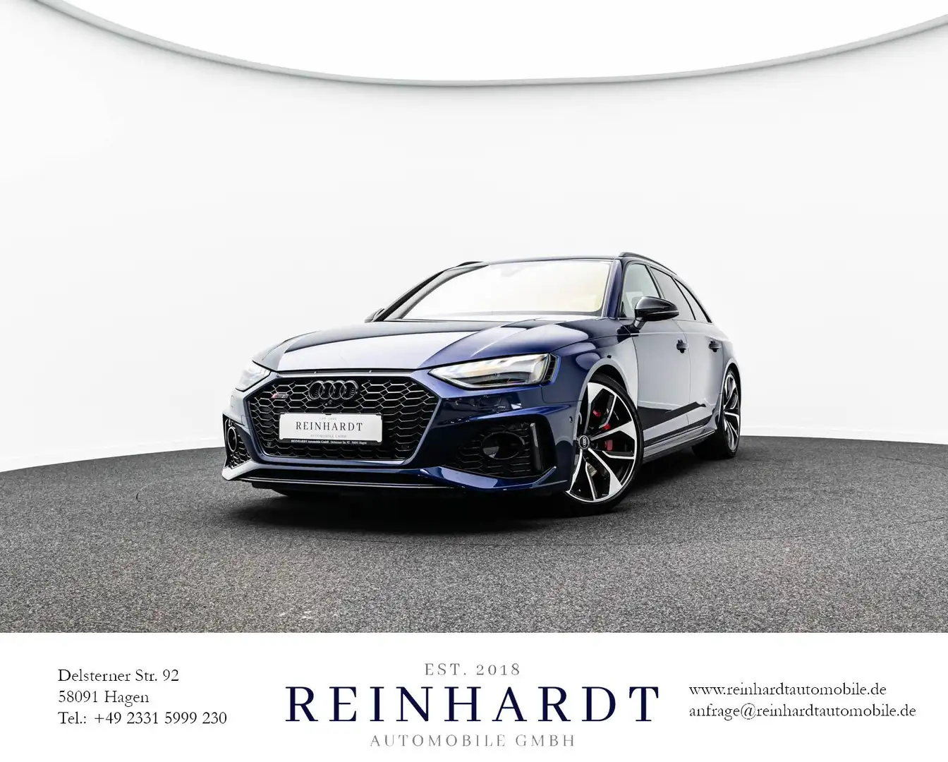 Audi RS4 AVANT BLACK/MTRX/ACC/HuD/PANO/360°/RS-AGA/VC Bleu - 1