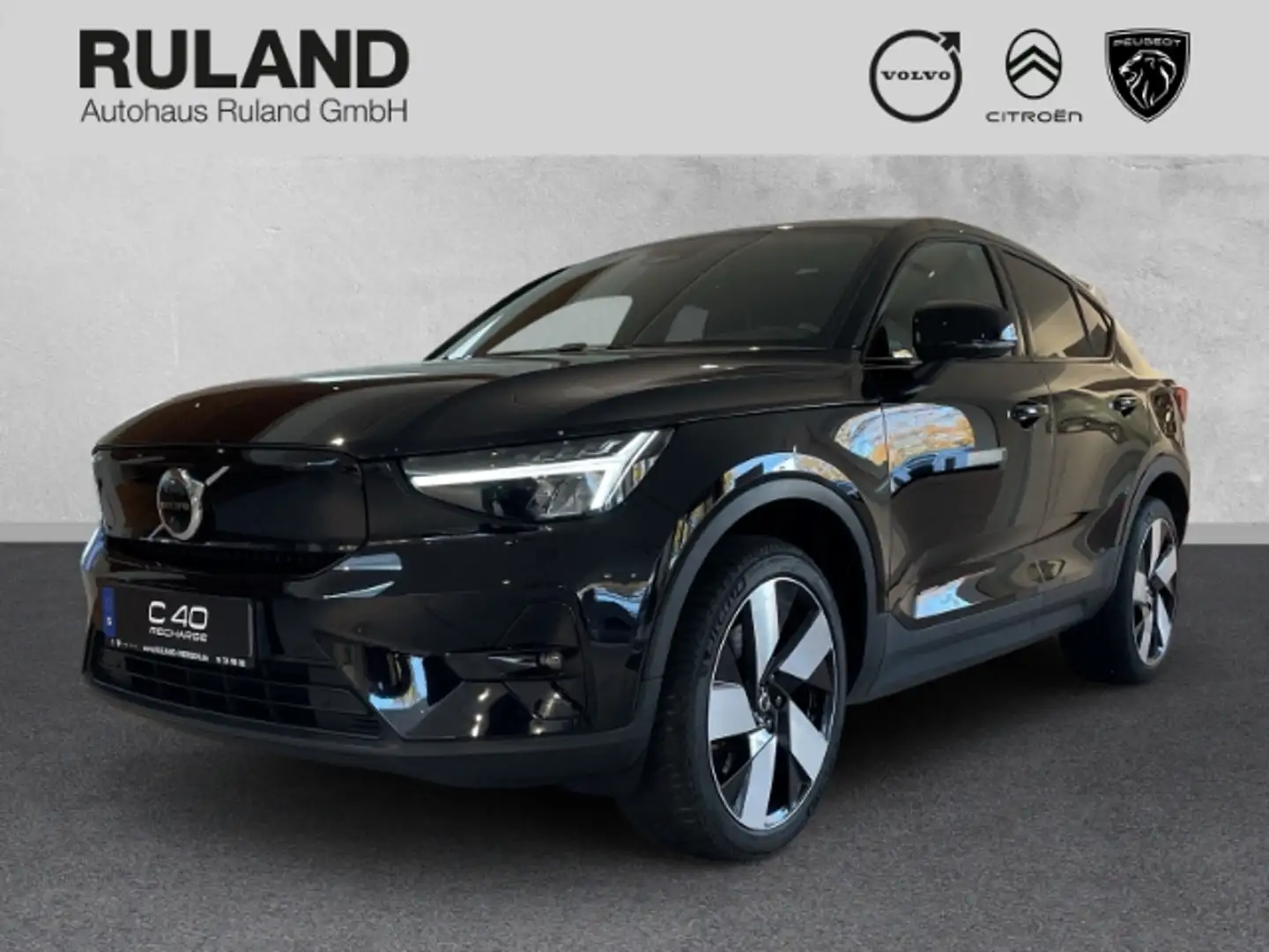 Volvo C40 Ultimate Recharge Pure Electric AWD StandHZG AHK-k Schwarz - 1