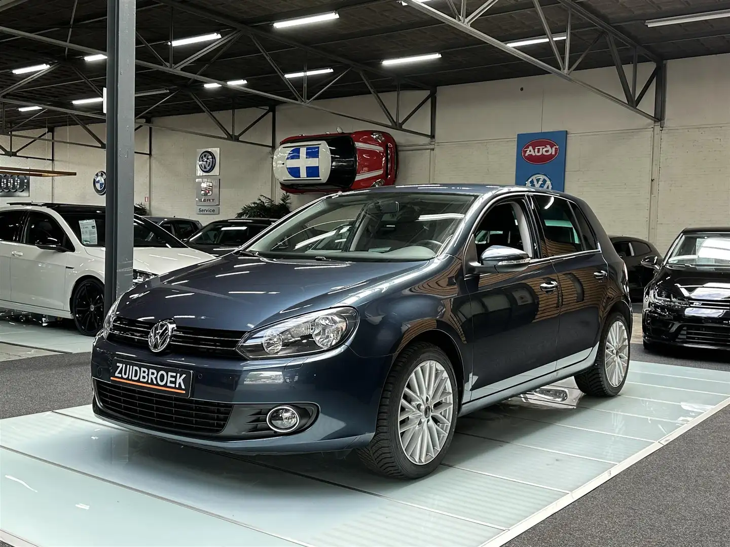 Volkswagen Golf 1.4 TSI 122PK 5-Deurs Clima Airco Stuurbed. PDC Blauw - 1