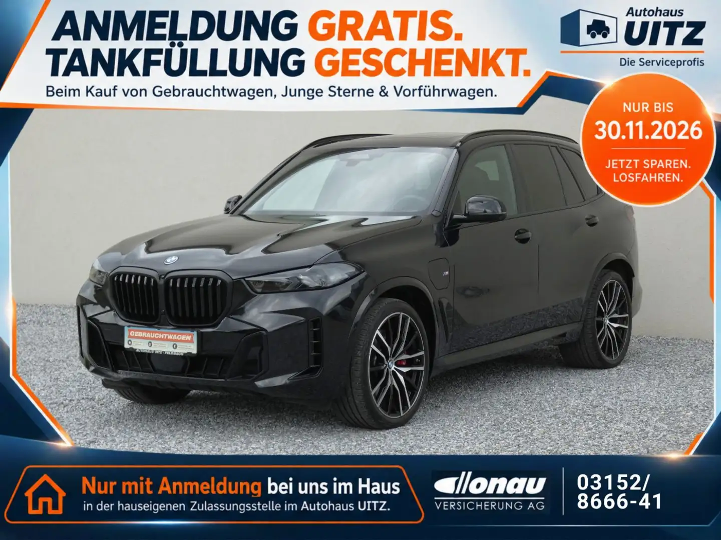 BMW X5 xDrive50e M-Sportpak. Pro AHK+HUD+HarmKa+Pano Schwarz - 1